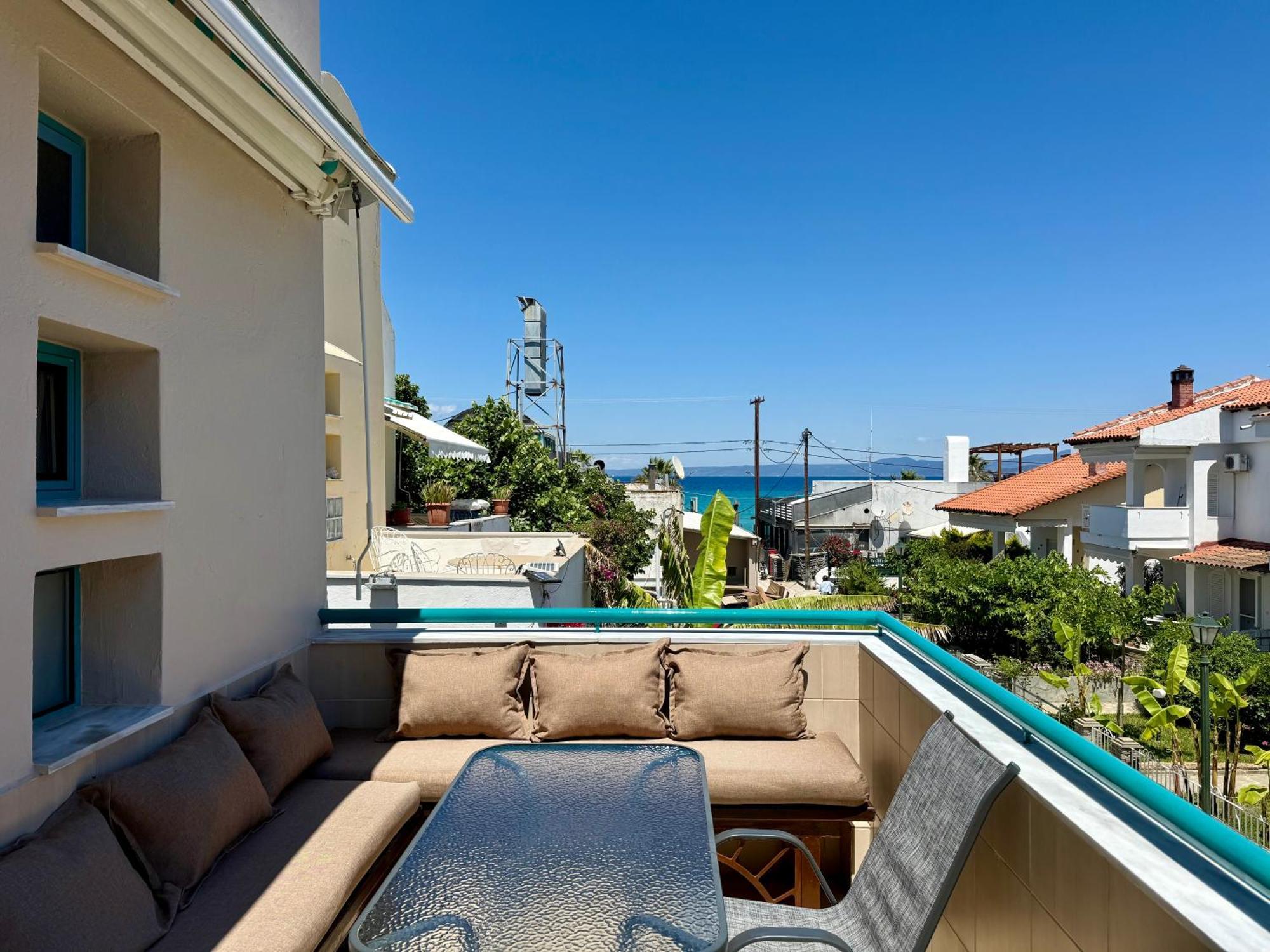Emerald Seaside Apartment In Pefkohori Pefkochori Esterno foto